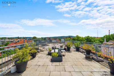 Lassen Sie Ihren Traum wahr werden! Sonnenterrasse, Dachterrasse mit 360 Grad View, KFZ-Stellplatz uvm.