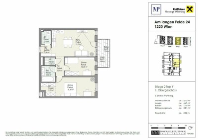 Eigentumswohnung | Stadt. Land. Fluss. | 3 - Zimmer Wohntraum - Top 2/11