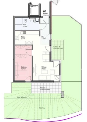 Neuwertige-Gartenwohnung in Bad Vilbeler Toplage Niederberg