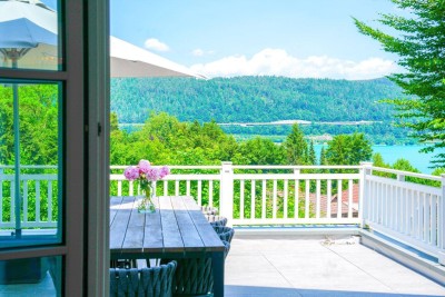 700 qm Strandbereich - SEEBLICKVILLA mit Outdoorpool in idyllischer Waldrandlage am WÖRTHERSEE