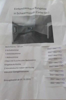 Attraktives und gepflegtes 4-Raum-Einfamilienhaus mit EBK in Schwarmstedt