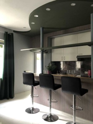 wunderschöne möblierte Wohnung 42m2 mit Terrasse