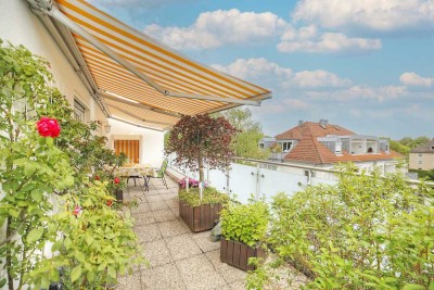 Penthouse-Wohnung in ruhiger und zentraler Lage mit grandioser Dachterrasse