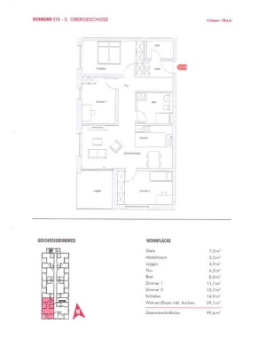 NEU !! mit Balkon und EBK: Stilvolle 4-Raum-Wohnung mit gehobener Innenausstattung in Waldbronn