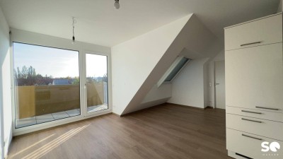 # SQ - ELEGANTE 2 ZIMMER DG-WOHNUNG MIT 2 TERRASSEN - BEFRISTET VERMIETET BIS 14.10.2025
