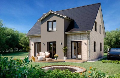 schönes Grundstück in Glienicke mit neuem EFH Rubin 140