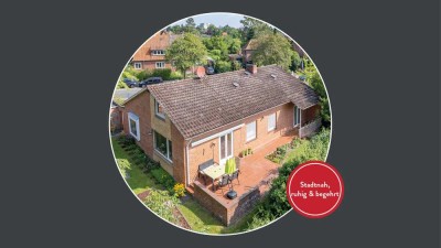 Wohnen auf einer Ebene – charmantes Haus 
in gefragter Lage von Lüneburg mit Erbpacht