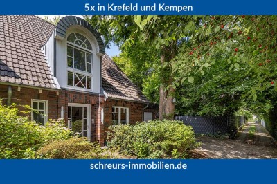 Krefeld-Verberg nahe Stadtwald! Hochwertige Doppelhaushälfte im Landhausstil - idyllisch & ruhig