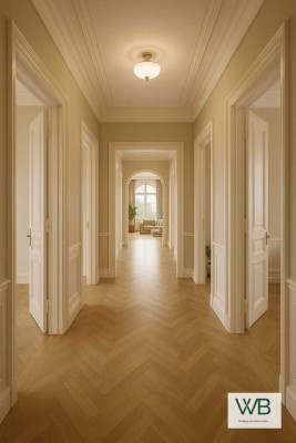 Maisonette Luxus-Altbauwohnungen + Balkon zum Mitgestalten - Theaterwall Braunschweig