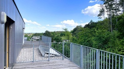 2551 Enzesfeld I Freiheit und Freizeit genießen | Mega Fernblick | moderne Dachgeschoß Maisonette 88m²| absolute Ruhelage