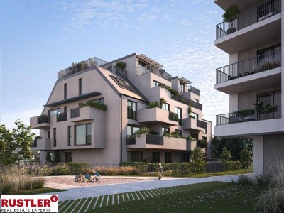 Wohnen beim Wasser - südseitge 3 Zimmewohnung mit schöner Freifläche!