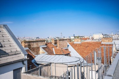 Penthouse mit Terrasse auf einer Ebene