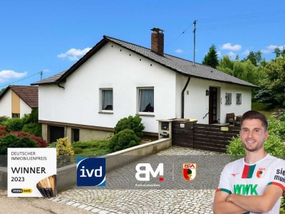 Stilvoller Architekten-Bungalow mit großem Garten und exklusiven Extras in Gersthofen-Batzenhofen