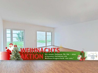 Wunderschöne 2-Zimmer-Terrassenwohnung mit Einbauküche im Neubauquartier 'Großherzog-Friedrich-Höfe'