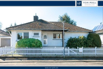 Klassischer Bungalow mit eingewachsenem Garten