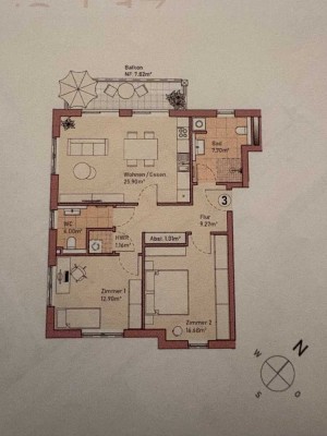 Helle 3-Zimmer Wohnung mit Balkon in Bremen-Hemelingen