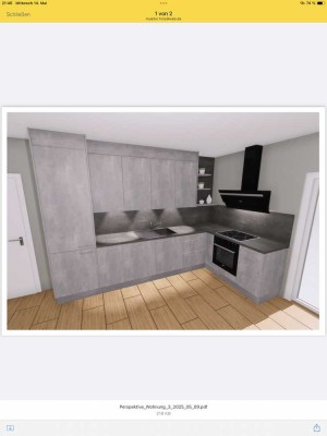 Exklusive 2,5-Zimmer-Wohnung mit Terrasse und Einbauküche in Birgel
