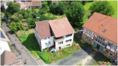 Fachwerk trifft Vision – denkmalwürdiges Haus mit Entwicklungschance in Mücke (Ober-Ohmen)