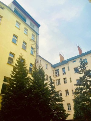 Ruhige 2-Zimmer - Altbauwohnung - Am Hausburgpark mit kleinem Balkon - Bezugsfrei
