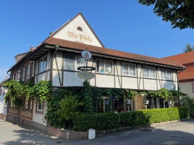 Renditeobjekt in Weinheim-Lützelsachsen: Gastrobetrieb mit Wohneinheiten & Fremdenzimmer