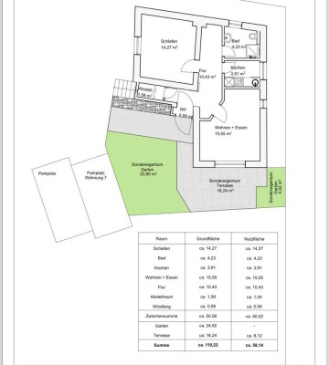 Geschmackvolle 2-Zimmer-Erdgeschosswohnung mit EBK in Bad Reichenhall