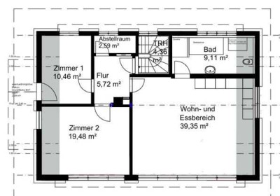 Erstbezug Neubau: lichtdurchflutete 3-Zimmer-Wohnung mit EBK & gehobener Ausstattung