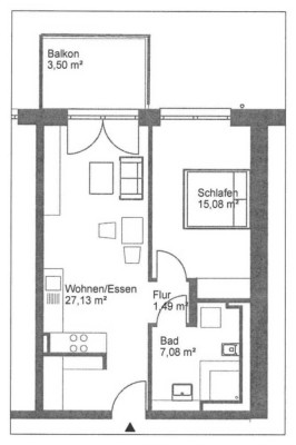 Stylische 2-Zimmerwohnung mit Balkon und Aufzug in den Sunshine Lofts Bamberg