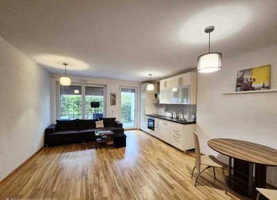 PROVISIONSFREI – Exklusive 2-Zimmer-Neubauwohnung mit eigenem Garten, Terrasse & Tiefgaragenplatz