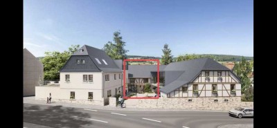 Attraktive 3-Zimmer-Maisonette-Wohnung mit EBK, Terrasse und Balkon in Taunusstein