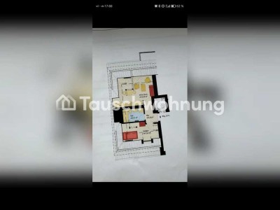 Tauschwohnung: Biete 1,5 Raum Wohnung suche 3 Raum Wohnung