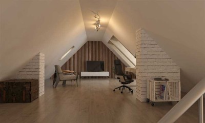 3-Zimmer-Wohnung mit Ausbaureserve auf 4 Zimmer