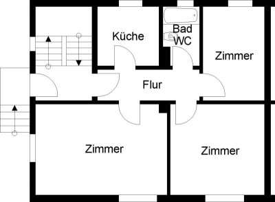 Renovierte 3-ZKB mit Terrasse in Herford!