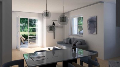 MGF-Group: 4-Zimmer-Erdgeschosswohnung mit Terrasse und eigenem Garten - WHG 08.