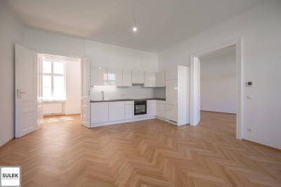 Mariahilfer Straße: Generalsanierte 4-Zimmer Altbau Wohnung mit perfekter Infrastruktur * ab sofort *