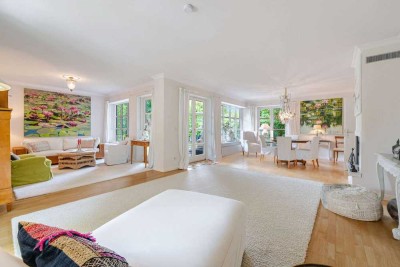 Ready to live: Voll möblierte Landhaus-Villenhälfte im Herzen von Seeshaupt