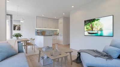 Wohnung, Neubau, Erdgeschoss, Garten, energieeffizient, barrierefrei, QNG-Zertifiziert