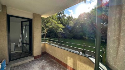 Für Paare oder junge Familien: 3-Zimmer-Wohnung mit Balkon und Aussicht ins Grüne