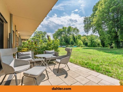 Hochwertige 2-Zimmer-Wohnung mit großzügiger Terrasse und Wasserblick-/zugang