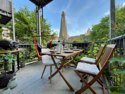 Exklusives Wohnerlebnis in Toplage, Balkon, kein Rep.-Stau im Haus, Weststadt, frei zum 1.1.26