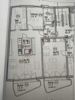 Moderne 3-Zimmer-Wohnung zur Vermietung