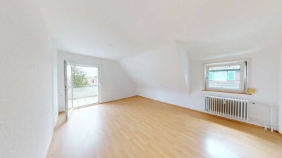 Sofort verfügbar! Wohnung mit Balkon und schöner Aussicht in Denkendorf