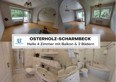 Helle 4-Zi.-Wohnung mit Balkon und 2 Bädern in Osterholz-Scharmbeck (2)