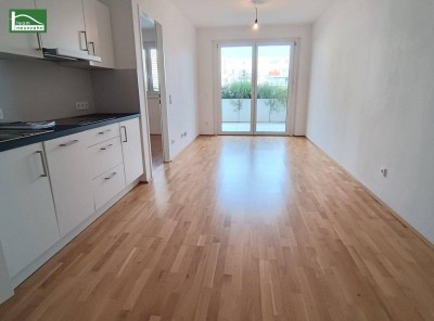 MITTEN IN DER STADT Ruhe auf der begrünten Terrasse genießen - 2 Zimmer Neubauwohnung