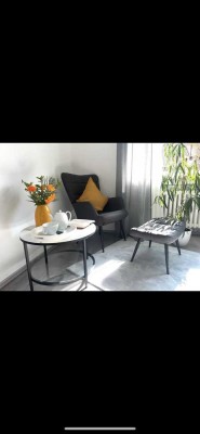 Vollmobilierte Einzimmerwohnung mit getrennt. Küche, getrennt. Badezimmer