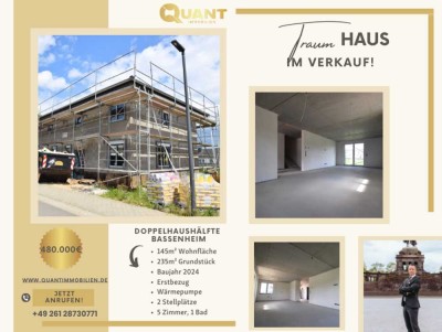 Exklusive Doppelhaushälfte in Bassenheim – Ihr Traum vom modernen Wohnen wird wahr!