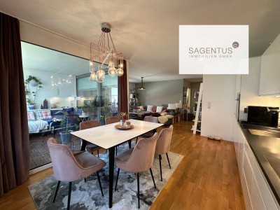 Telfs: 2-Zimmer-Neubauwohnung mit verglaster Loggia, Tiefgarage und hochwertiger DAN-Küche in zentraler ruhiger Lage zu kaufen