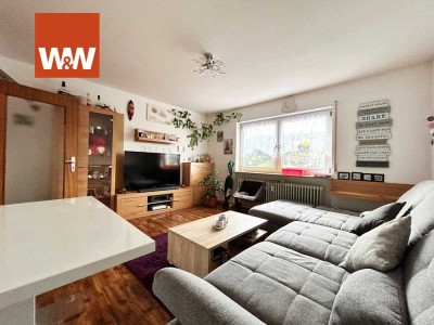 Wohlfühlwohnung als Kapitalanlage. 3 Zimmer auf 62 m². Neuwertiges Bad, sonnige Terrasse, Garage.