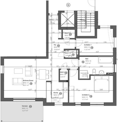 KfW 40 förderfähig WHG 10: Moderne Drei-Zimmer-Wohnung mit großem Garten-nähe Ölpersee