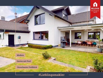 Feldrandlage & Weitblick || Außenpool || Familienfreundlich || Modern