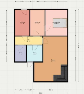 Gemütliche 3-Zimmer-Wohnung mit Einbauküche in Herford Nähe Klinikum